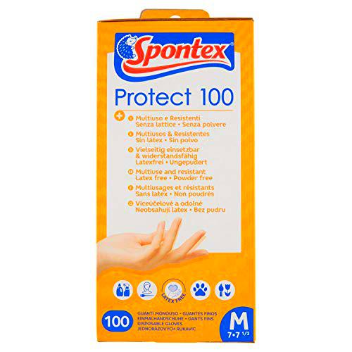 Spontex - Guante Protect 100 Talla M (12939017)