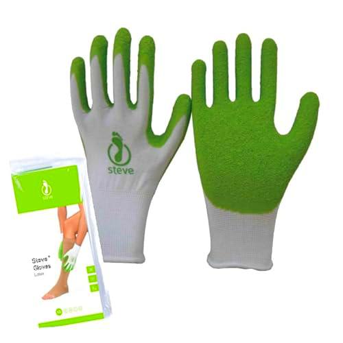 Steve Guantes de látex para medias de compresión, agarre óptimo