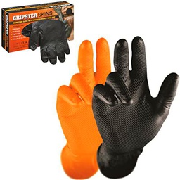 Solidstar Guantes desechables de nitrilo de GRIPSTER Skins para Proteccion