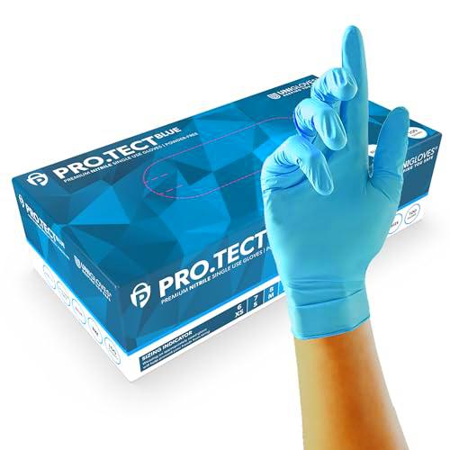 UNIGLOVES PRO.TECT GU0041 - Guantes de nitrilo resistentes