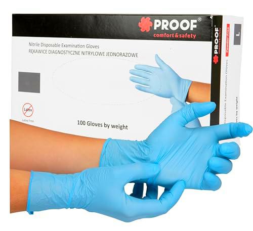 PROOF COMFORT &amp; SAFETY - Guantes Desechables de Proteccion Trabajo