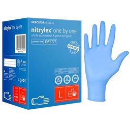 MERCATOR - Nitrylex Classic One by One 21813 - Guantes de visita