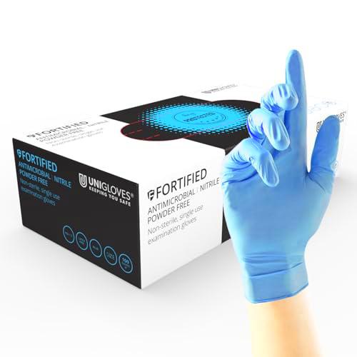 Unigloves GF0013 - Guantes fortificados, nitrilo, tamaño mediano