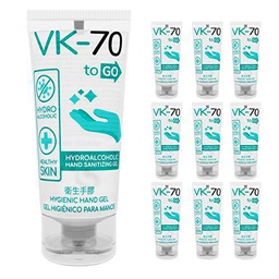 PACK AHORRO VK-70 Gel Hidroalcohólico 10 unidades x 50 ml