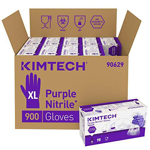 Kimtech 90629 Guante portátil de doble cara, Morado