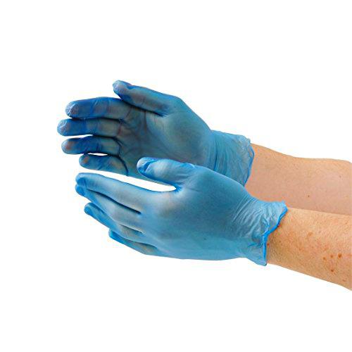 Vogue cf403-s Food Prep guantes de vinilo, sin polvo