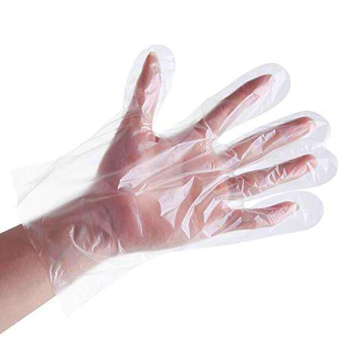 takestop® Guantes 100 unidades, guantes desechables transparentes