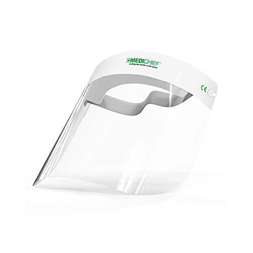 Protector Facial/Visor Facial Premium Medichief (Paquete de 10 Unidades) Visor Facial Completo