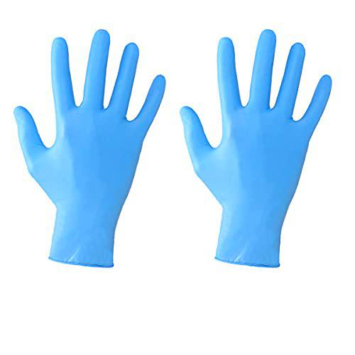 VIRSUS Guantes de nitrilo azul sin polvo S 100 guantes de nitrilo desechables de trabajo no látex Free AQL 0,65 Small